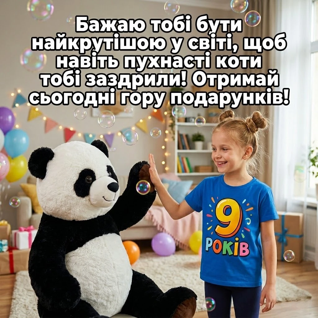 Як зворушливо привітати внучку з 9-річчям: добірка найтепліших слів
