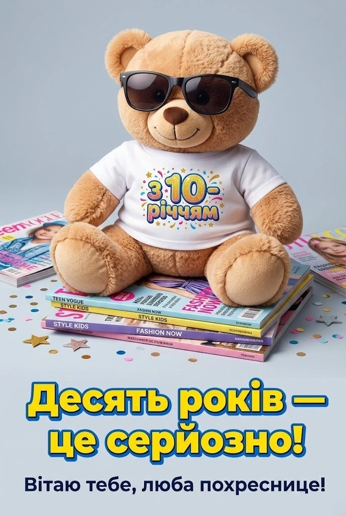 Побажання для маленької леді: вітаємо похресницю з десятиріччям