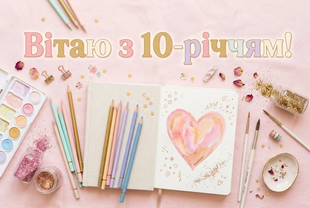 Побажання для маленької леді: вітаємо похресницю з десятиріччям