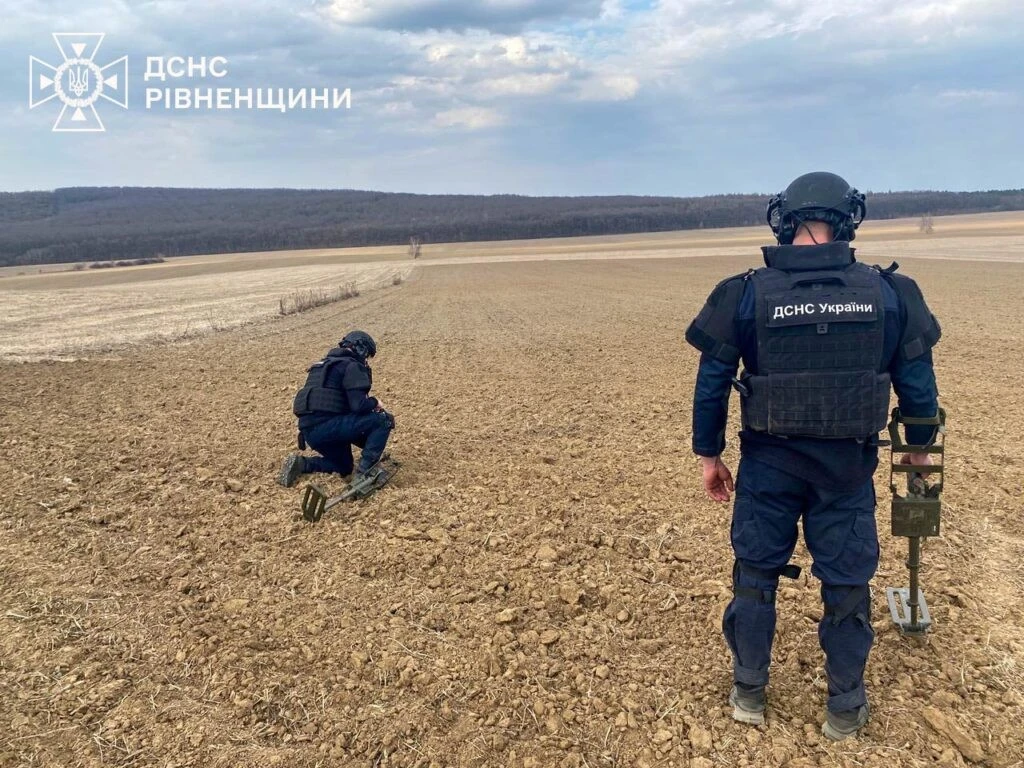 На Дубенщині ліквідували два артилерійські снаряди часів минулої війни