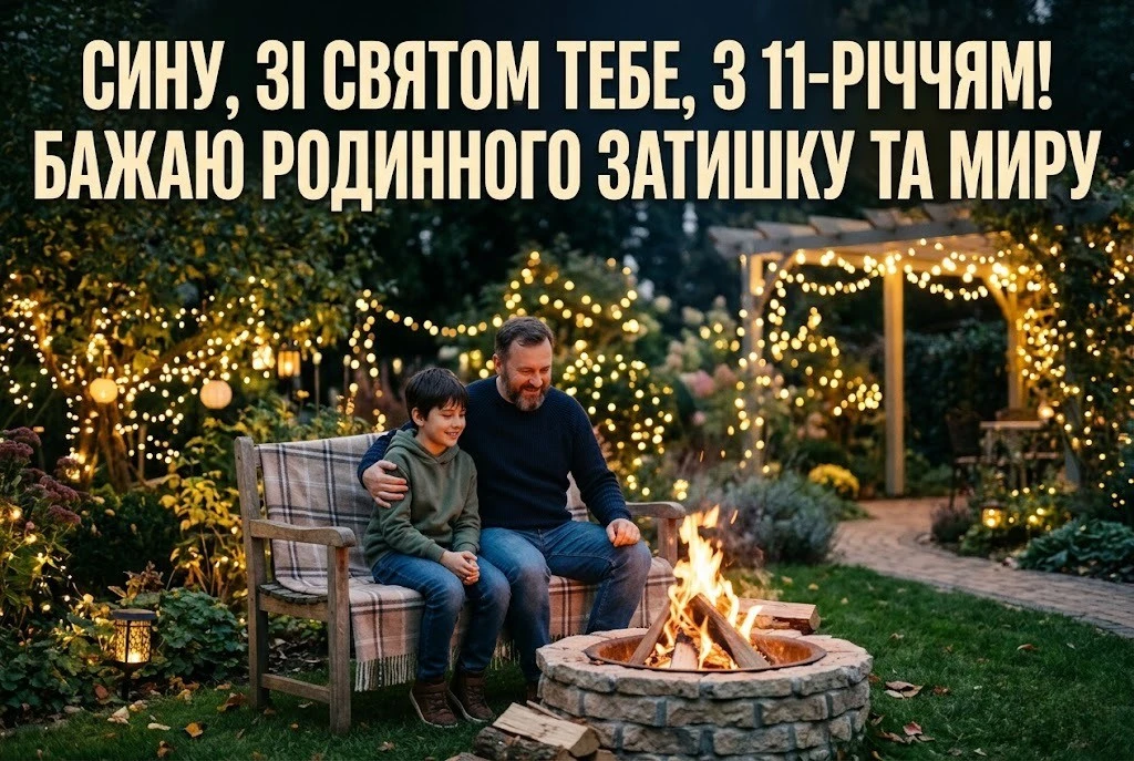 Як привітати сина з 11 роками: ідеї для листівок та святкових промов