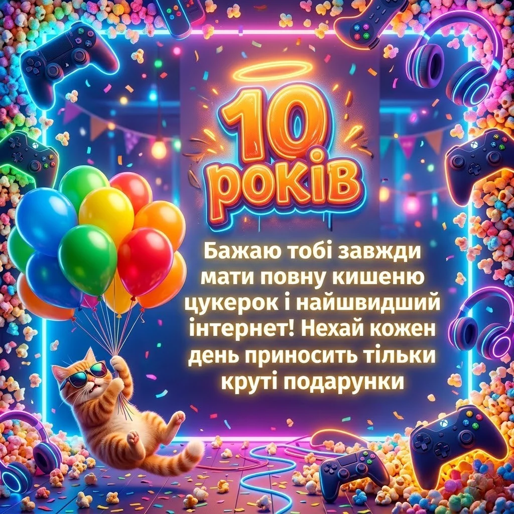 Оригінальні побажання на 10 років: зробіть свято дитини незабутнім
