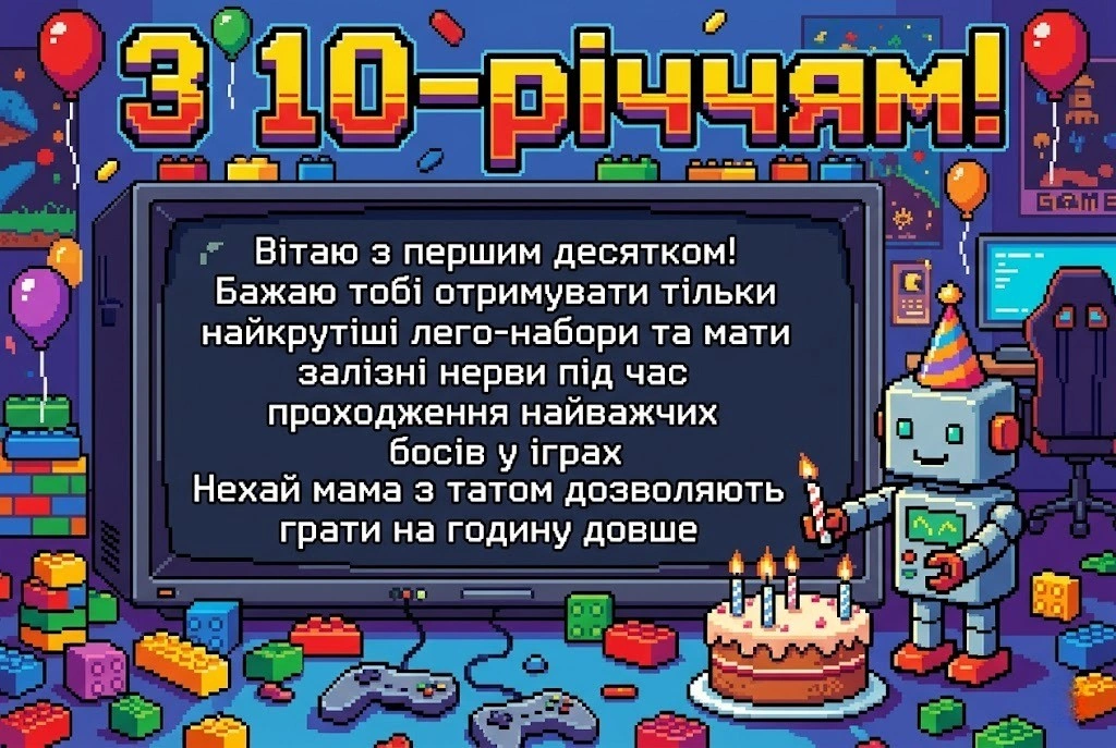 Оригінальні побажання на 10 років: зробіть свято дитини незабутнім