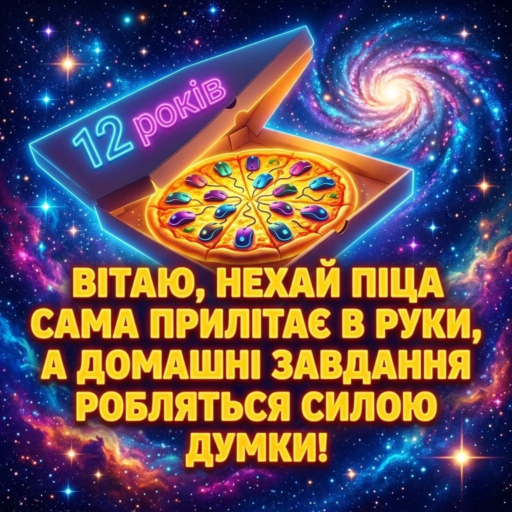 З днем народження хлопчику на 12 років — найкращі побажання успіху та драйву