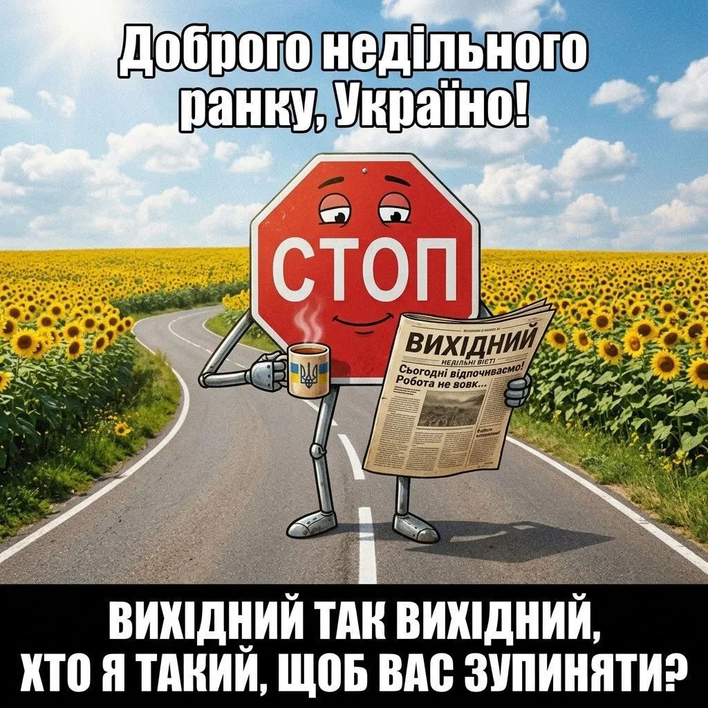 Доброго недільного ранку, Україно: душевна добірка листівок та найтепліші побажання