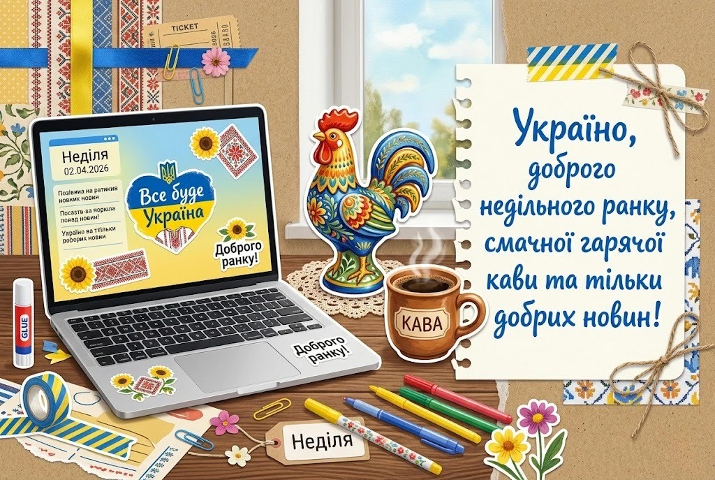 Доброго недільного ранку, Україно: душевна добірка листівок та найтепліші побажання