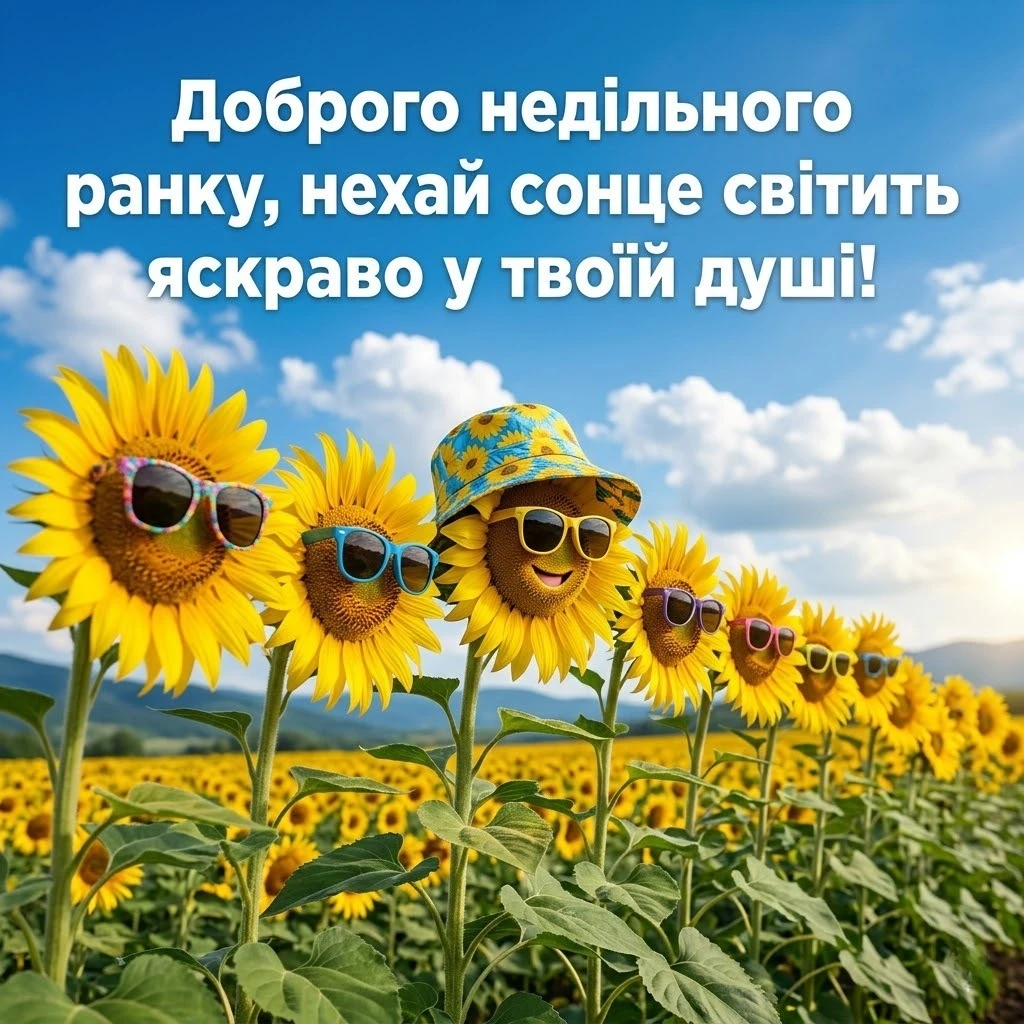 Доброго недільного ранку, Україно: душевна добірка листівок та найтепліші побажання