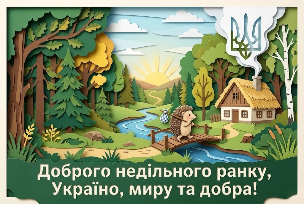 Доброго недільного ранку, Україно: душевна добірка листівок та найтепліші побажання