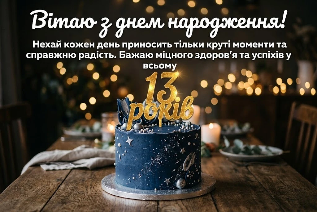 Як привітати хлопця з 13-річчям: вірші, проза та круті ідеї