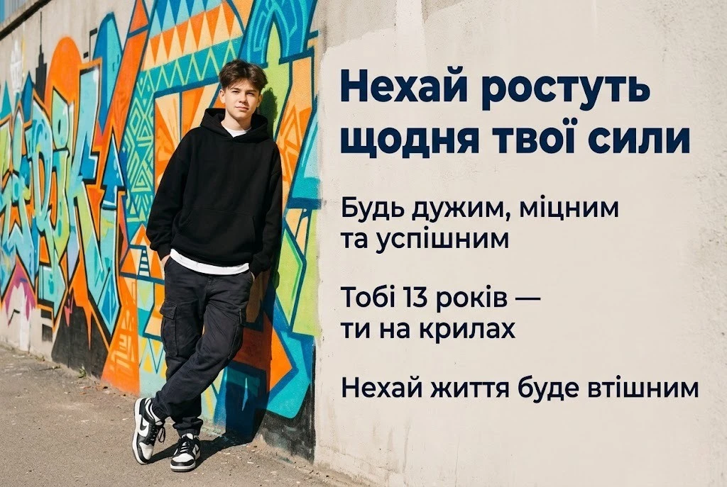 Як привітати хлопця з 13-річчям: вірші, проза та круті ідеї