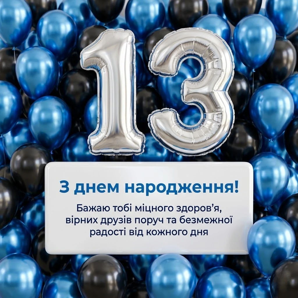 Як привітати хлопця з 13-річчям: вірші, проза та круті ідеї