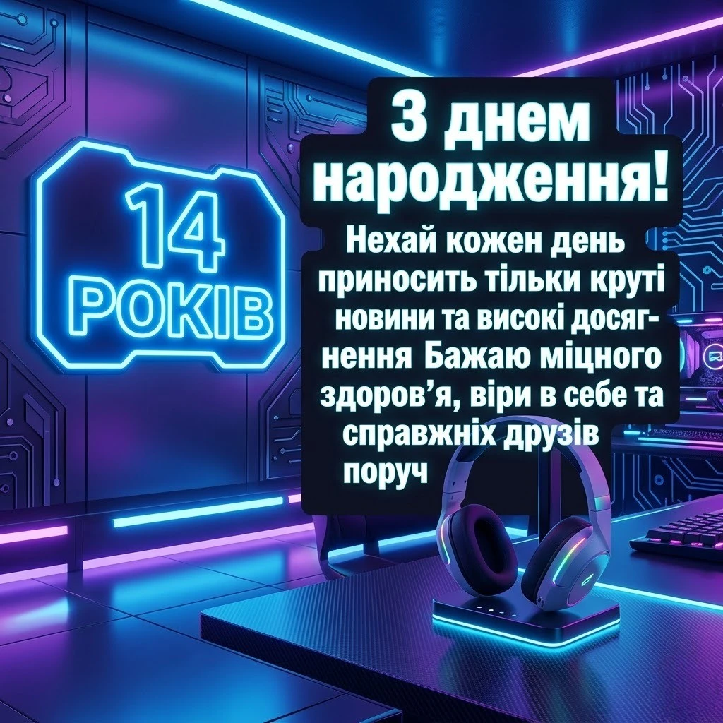 Привітання з 14-річчям: яскраві картинки та зворушливі слова для підлітків