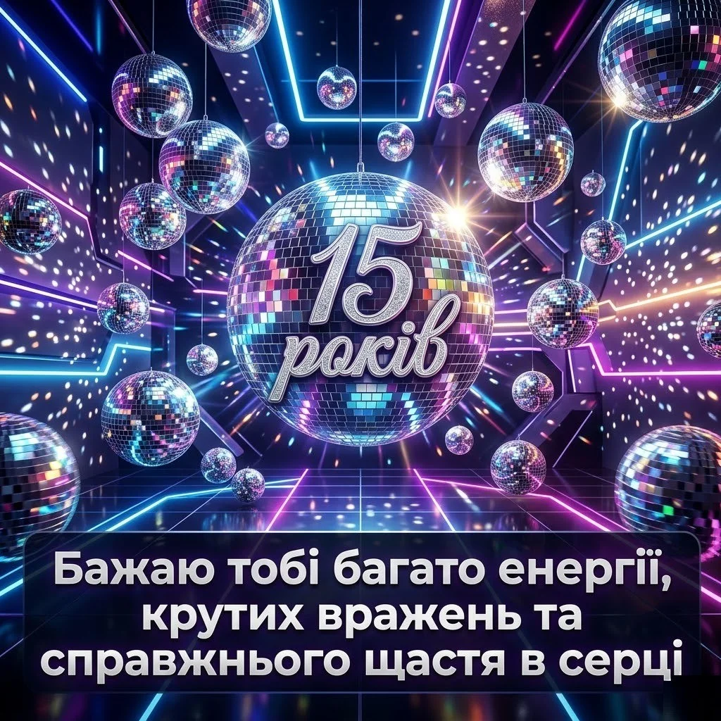 15 років — чарівний вік: ідеї привітань для дівчини на будь-який смак