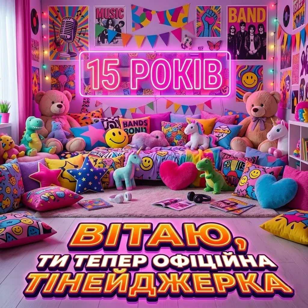 15 років — чарівний вік: ідеї привітань для дівчини на будь-який смак