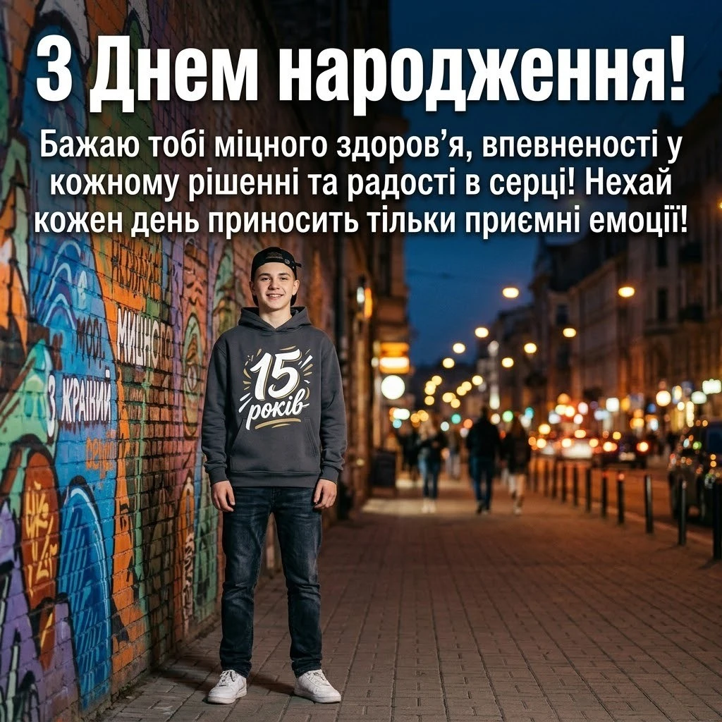 Що побажати на 15 років: Ідеї привітань для сина, доньки та друзів
