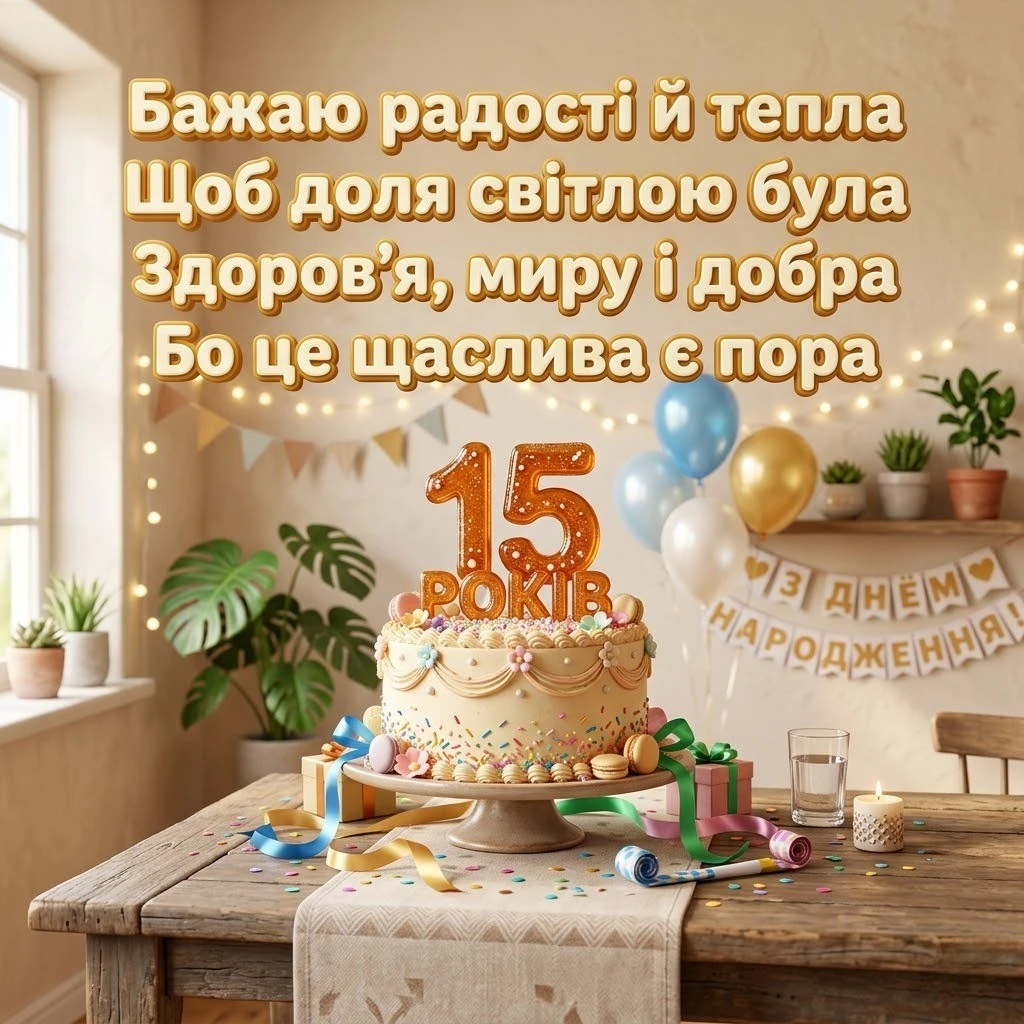 Що побажати на 15 років: Ідеї привітань для сина, доньки та друзів