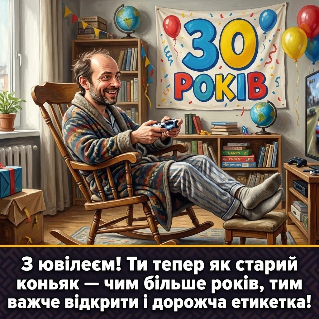 30 років — вік розквіту: гарні поздоровлення для сина, брата, друга та коханого