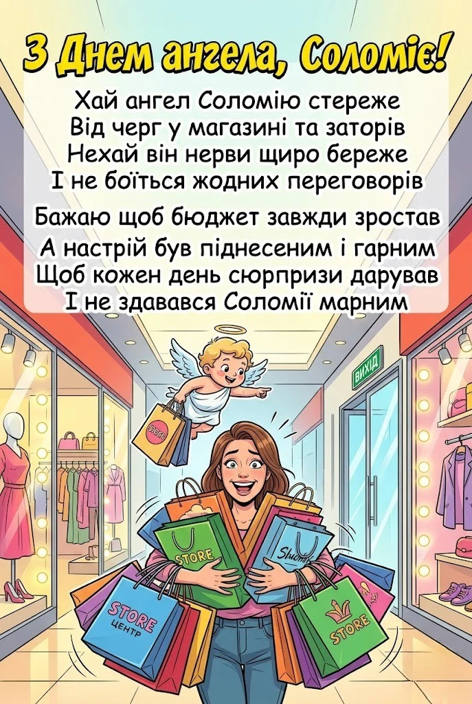 Соломія святкує день ангела: підбірка вітань для колег, друзів та рідних