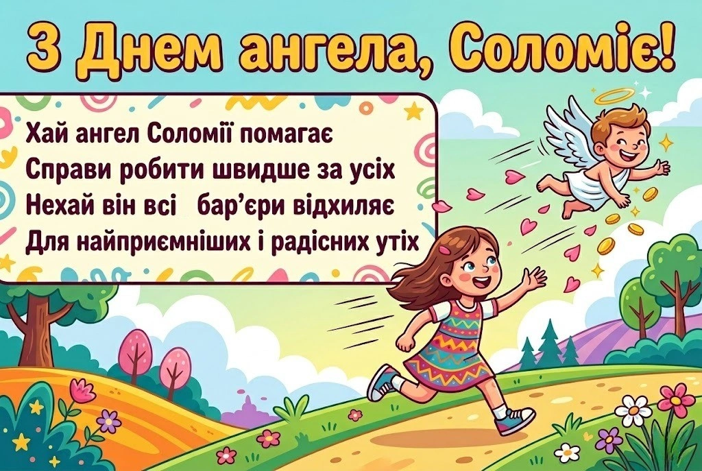 Соломія святкує день ангела: підбірка вітань для колег, друзів та рідних
