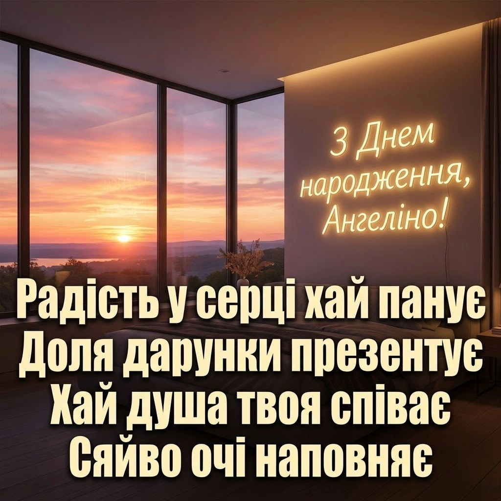 Оригінальні привітання для Ангеліни: картинки, вірші та проза