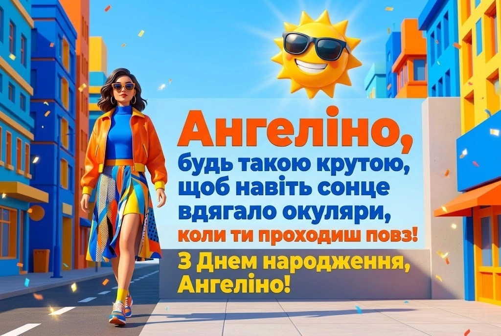 Оригінальні привітання для Ангеліни: картинки, вірші та проза