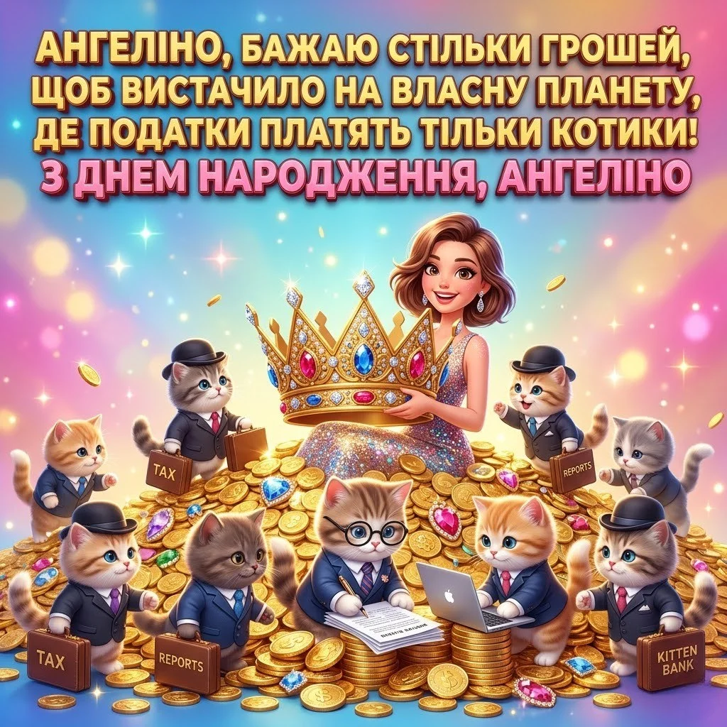 Оригінальні привітання для Ангеліни: картинки, вірші та проза