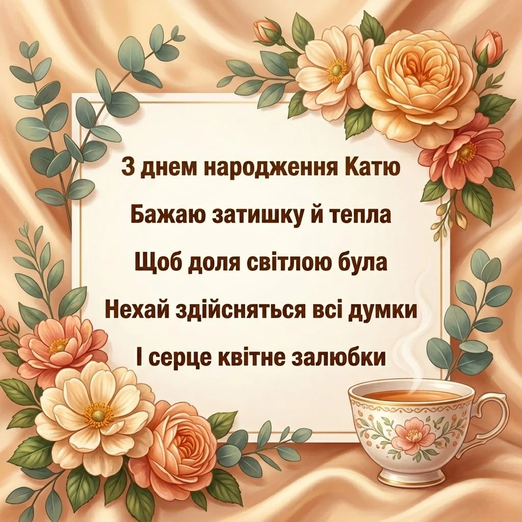 Оригінальні привітання з днем народження для Каті на будь-який смак