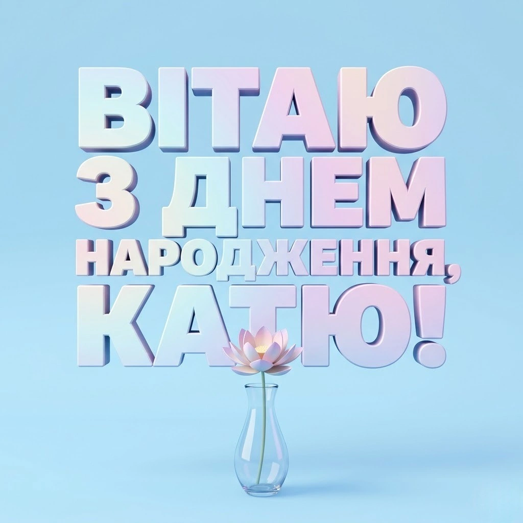 Оригінальні привітання з днем народження для Каті на будь-який смак