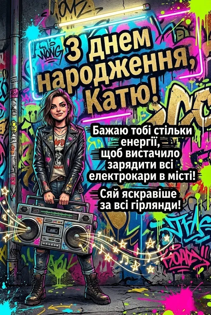 Оригінальні привітання з днем народження для Каті на будь-який смак