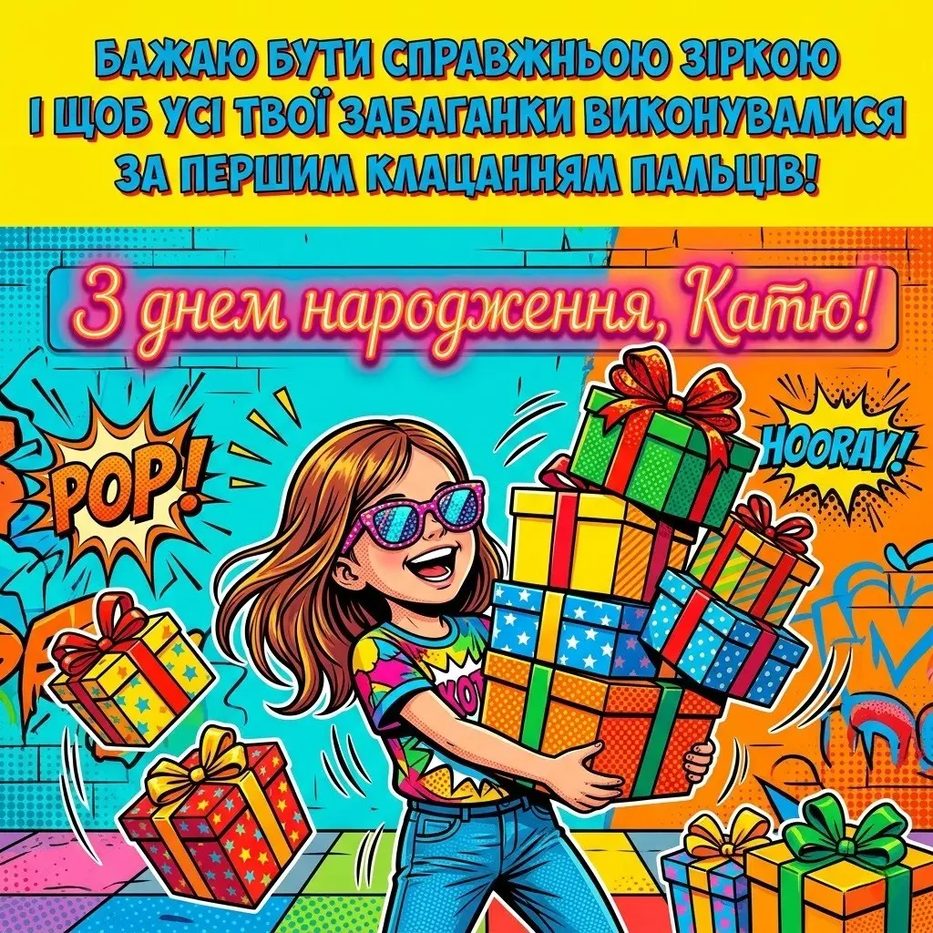 Оригінальні привітання з днем народження для Каті на будь-який смак