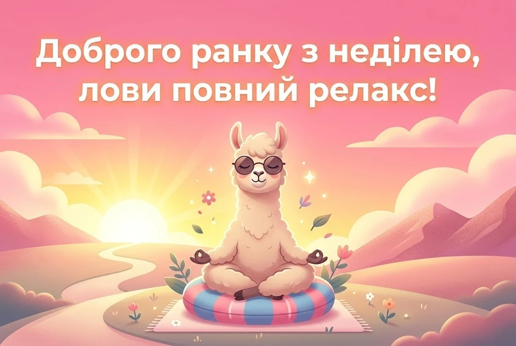 Доброго ранку з неділею: найкращі картинки та душевні вітання для гарного відпочинку