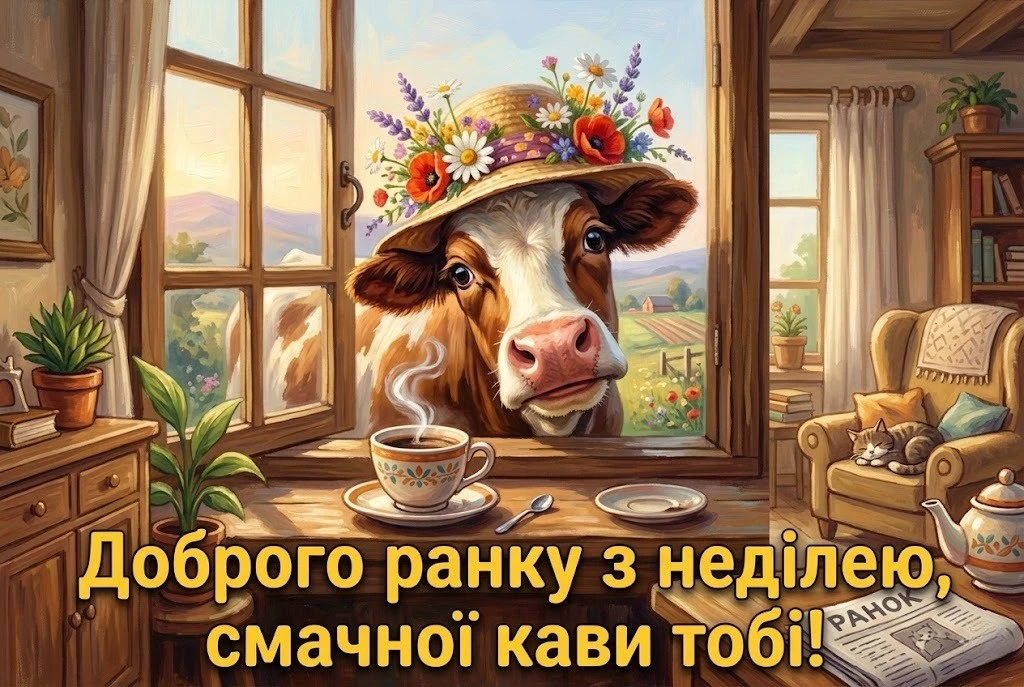 Доброго ранку з неділею: найкращі картинки та душевні вітання для гарного відпочинку