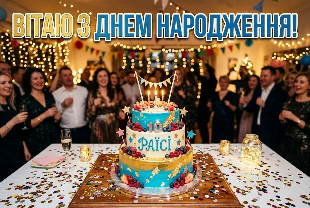 Дорога Раїсо, з днем народження! Колекція натхненних вітань