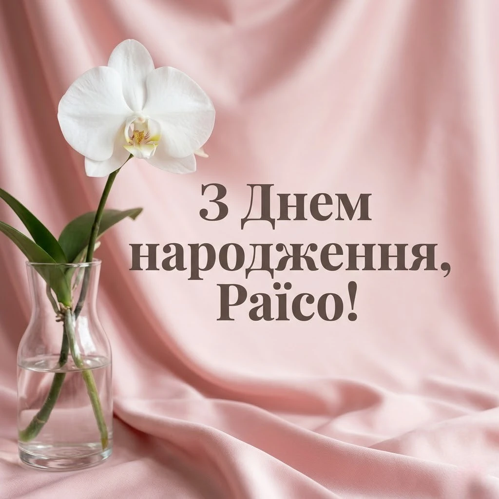 Дорога Раїсо, з днем народження! Колекція натхненних вітань