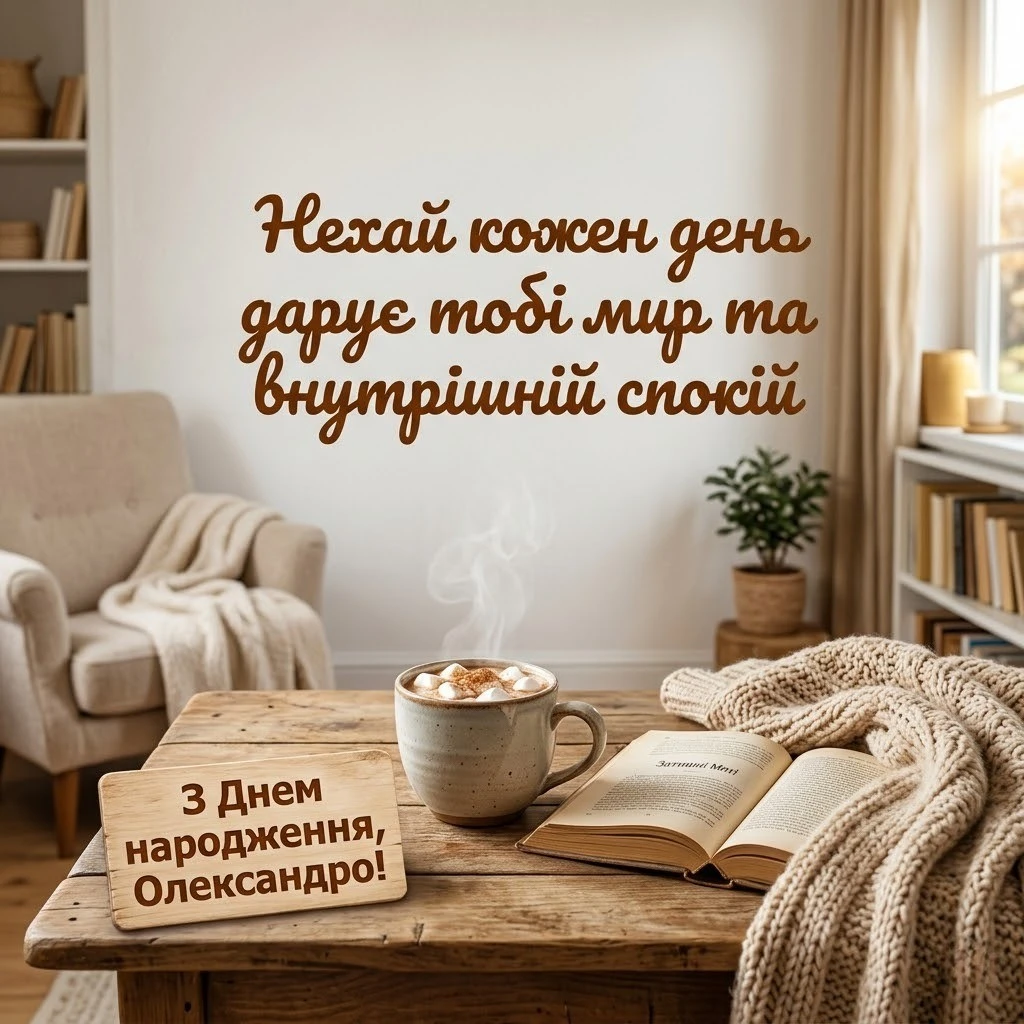 З днем народження, Олександро! Красиві листівки та душевні побажання для Саші