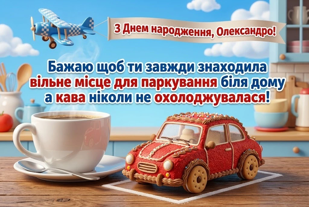 З днем народження, Олександро! Красиві листівки та душевні побажання для Саші