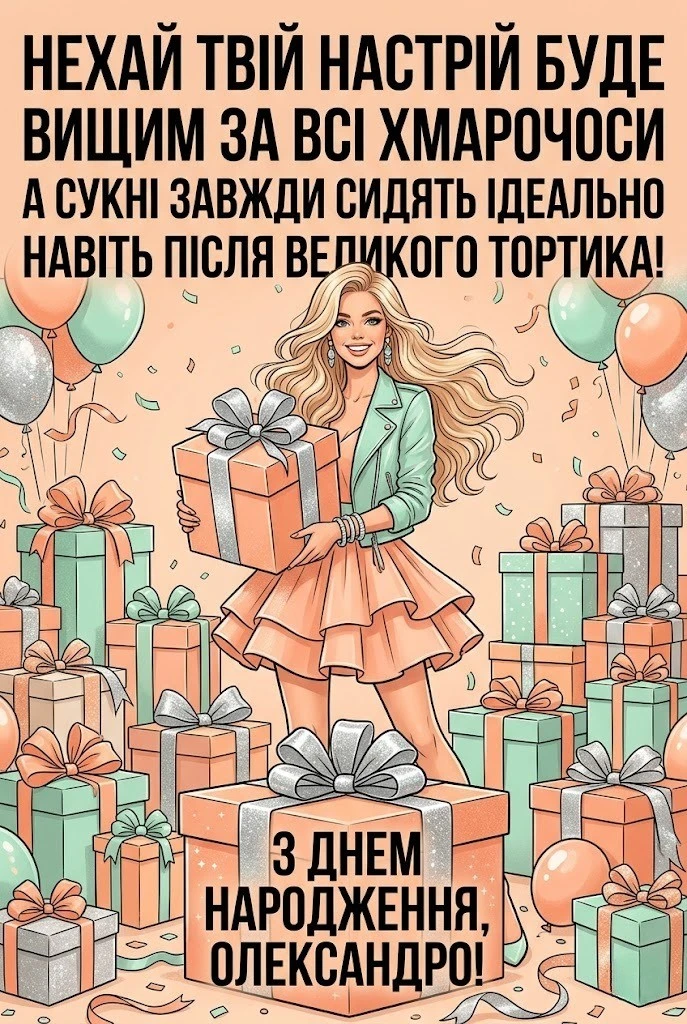 З днем народження, Олександро! Красиві листівки та душевні побажання для Саші