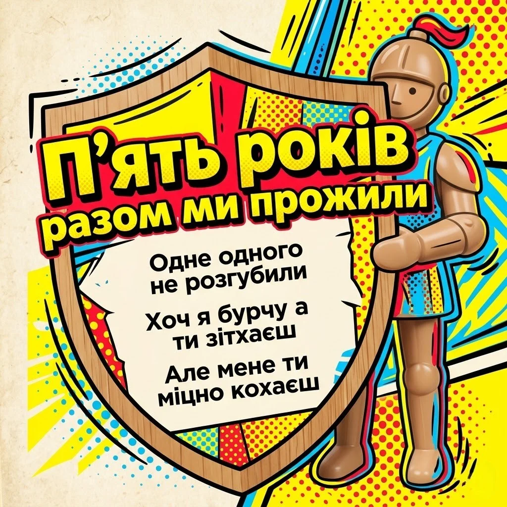 Вітання чоловікові на 5 років шлюбу: Вірші, проза та слова вдячності