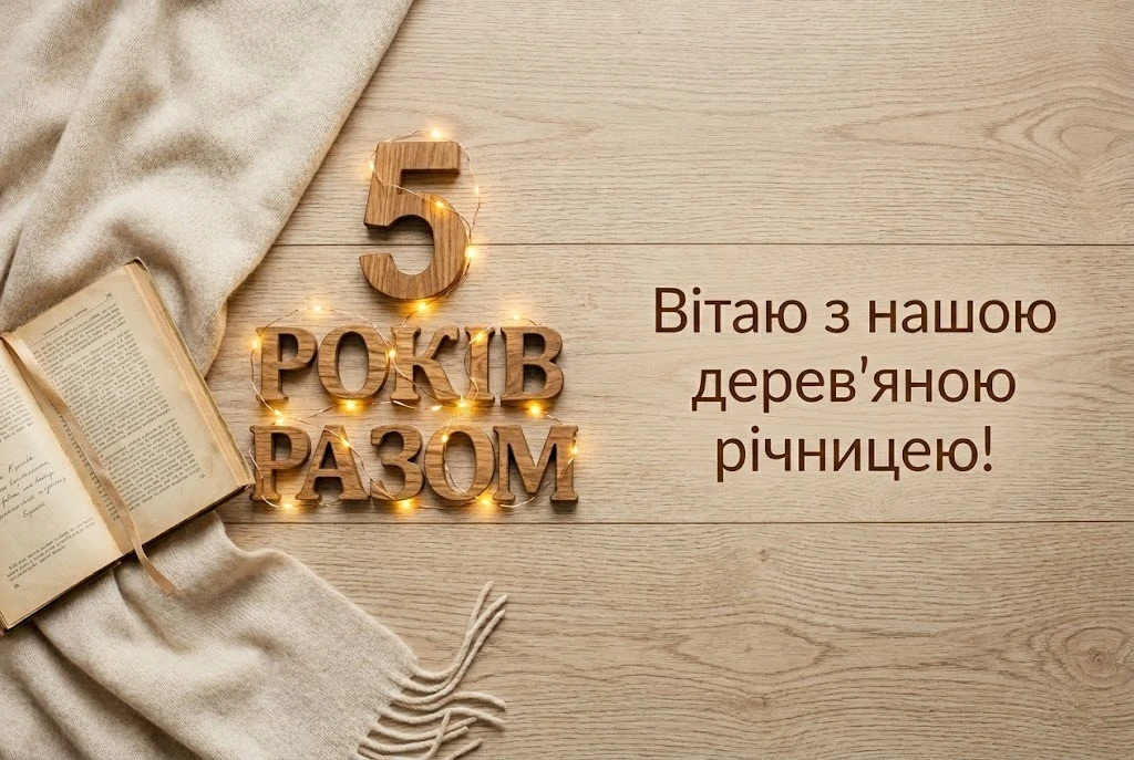 Вітання чоловікові на 5 років шлюбу: Вірші, проза та слова вдячності