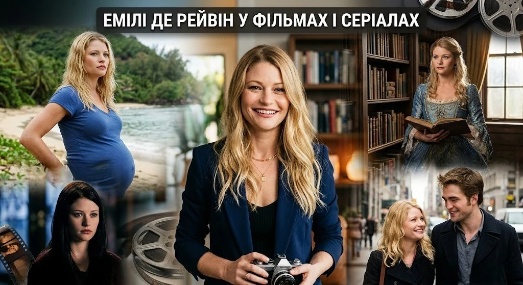 Емілі де Рейвін у фільмах і серіалах: від культових до маловідомих