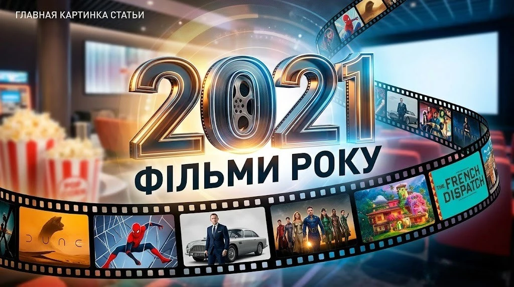 Рік великих прем’єр: головні фільми 2021 року, що стали культурним феноменом.