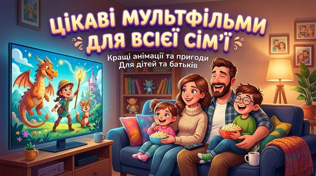 20 цікавих мультфільмів для всієї сім’ї