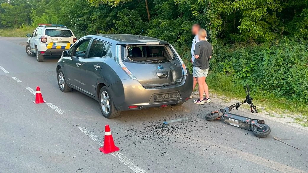 Підліток потрапив до лікарні через аварію на електросамокаті у Здолбунові