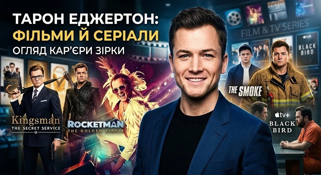 Тарон Еджертон фільми й серіали які варто подивитися