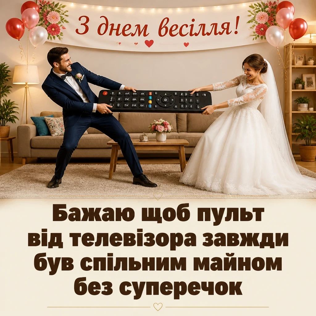 привітання з одруженням