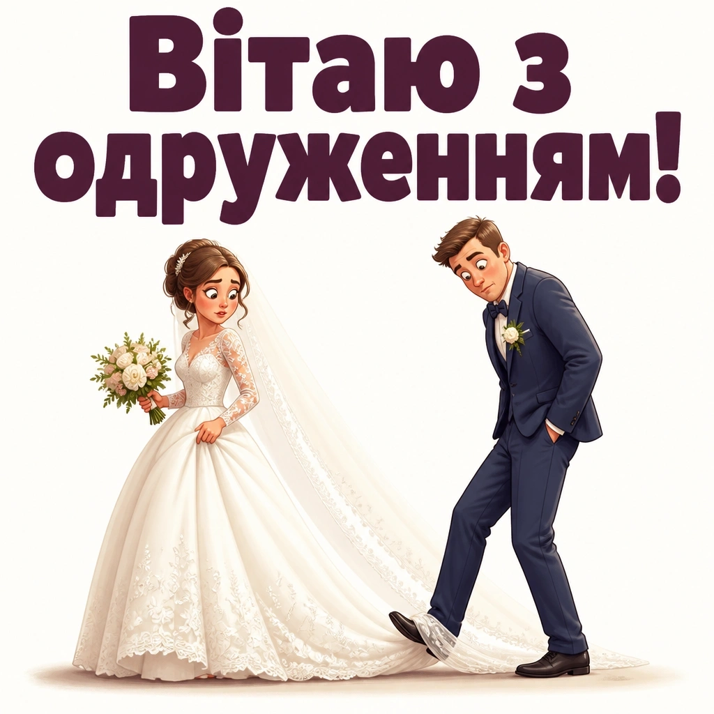 привітання з одруженням