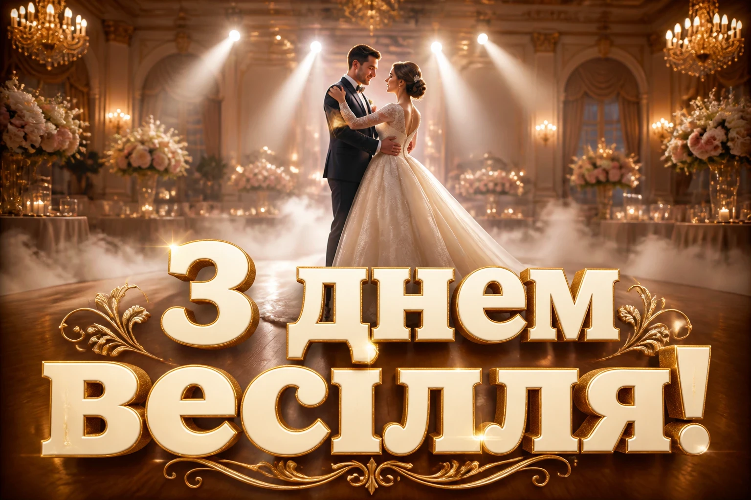 привітання з одруженням
