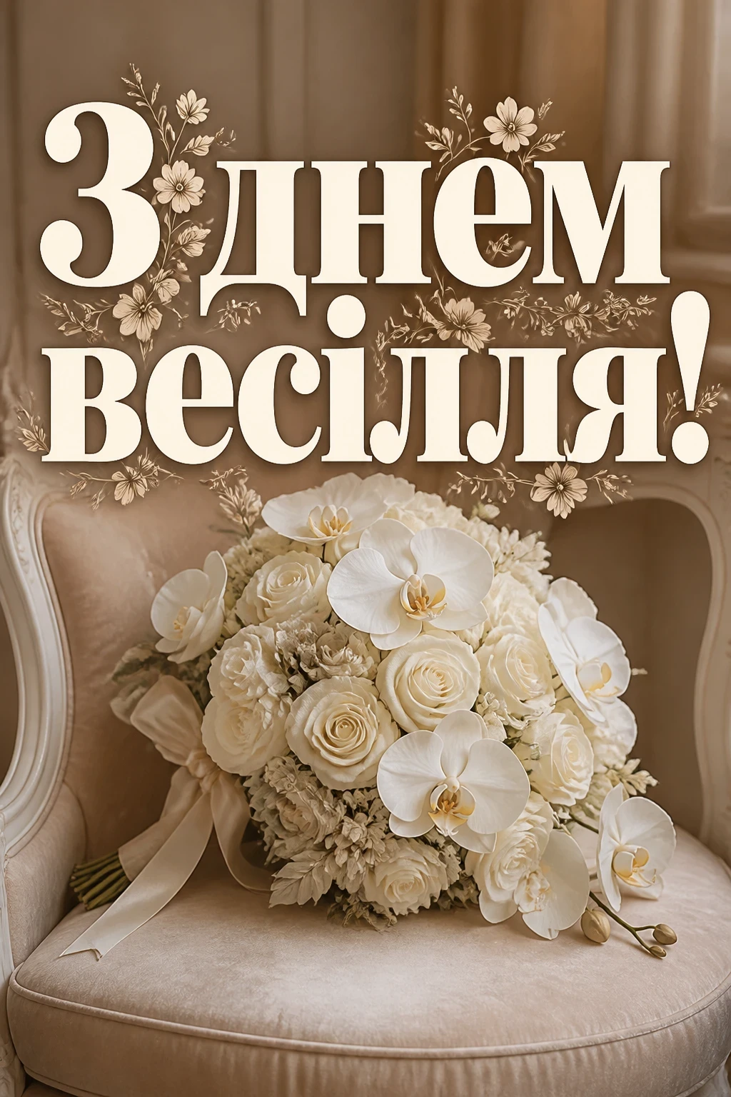 привітання з одруженням
