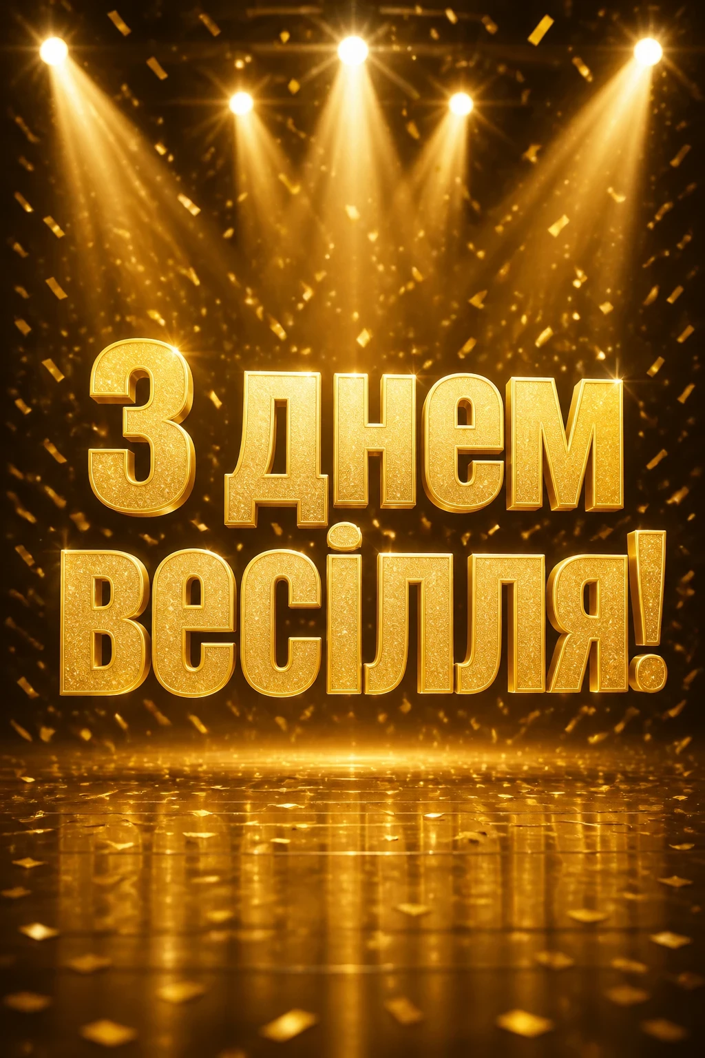 привітання з одруженням