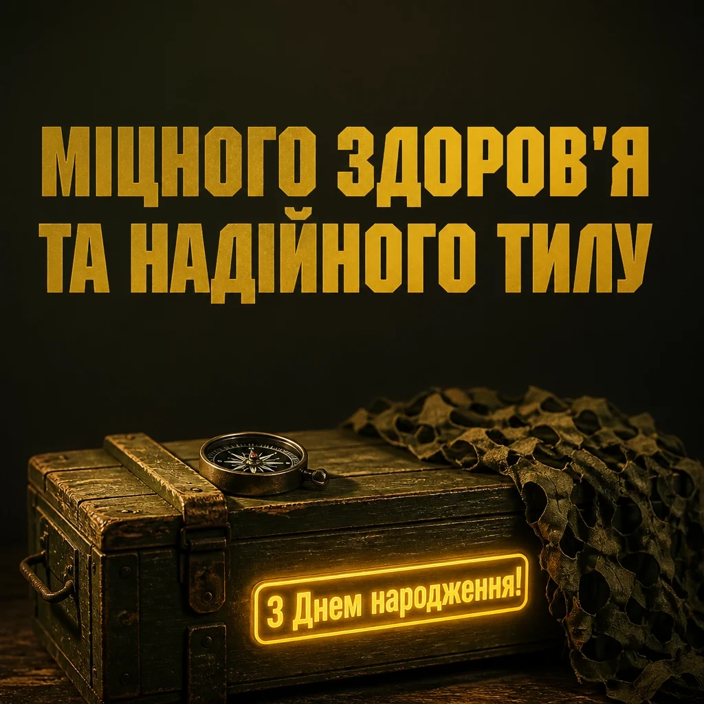 привітання з днем народження військового
